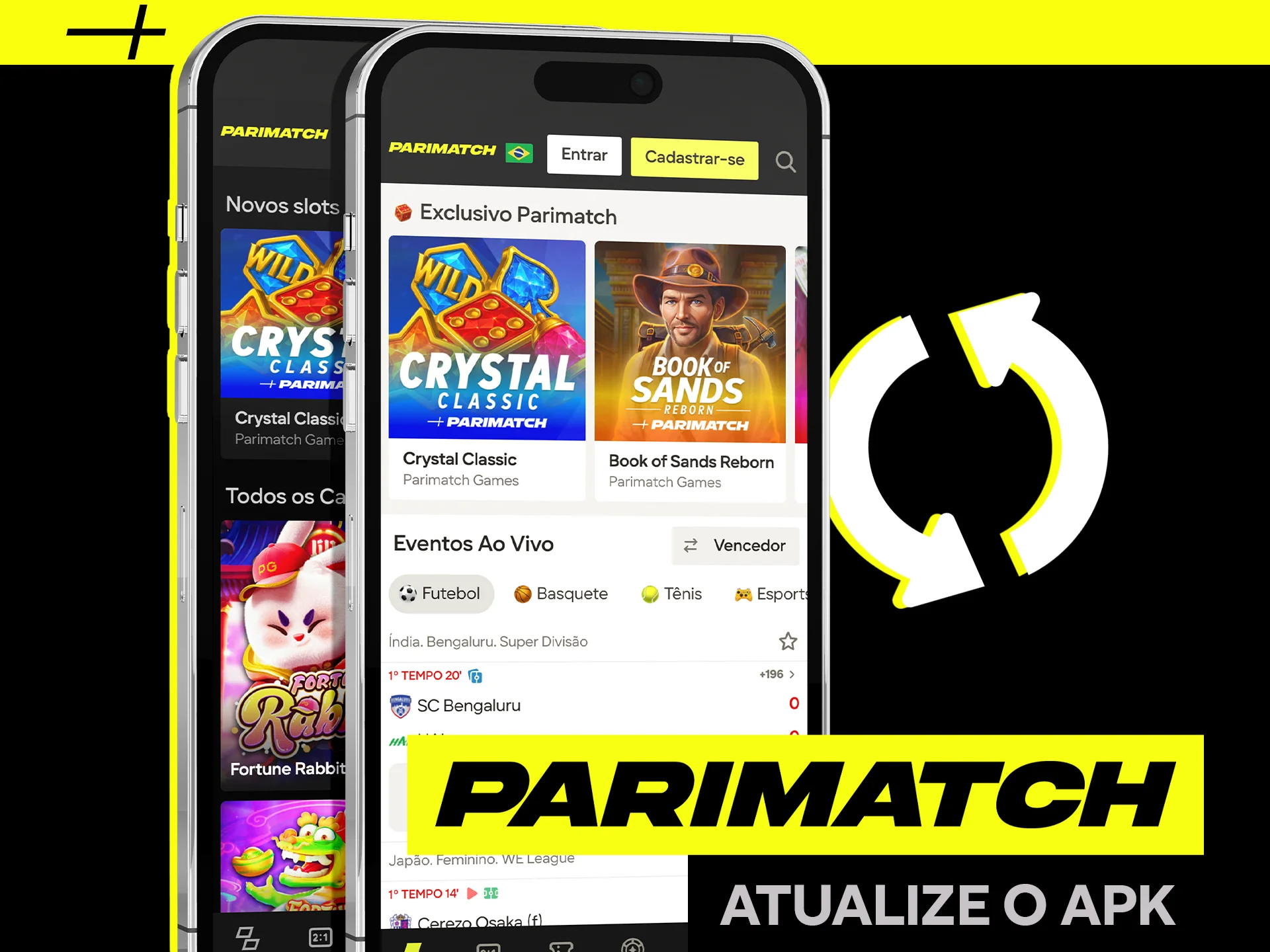 Como atualizar o aplicativo Parimatch.