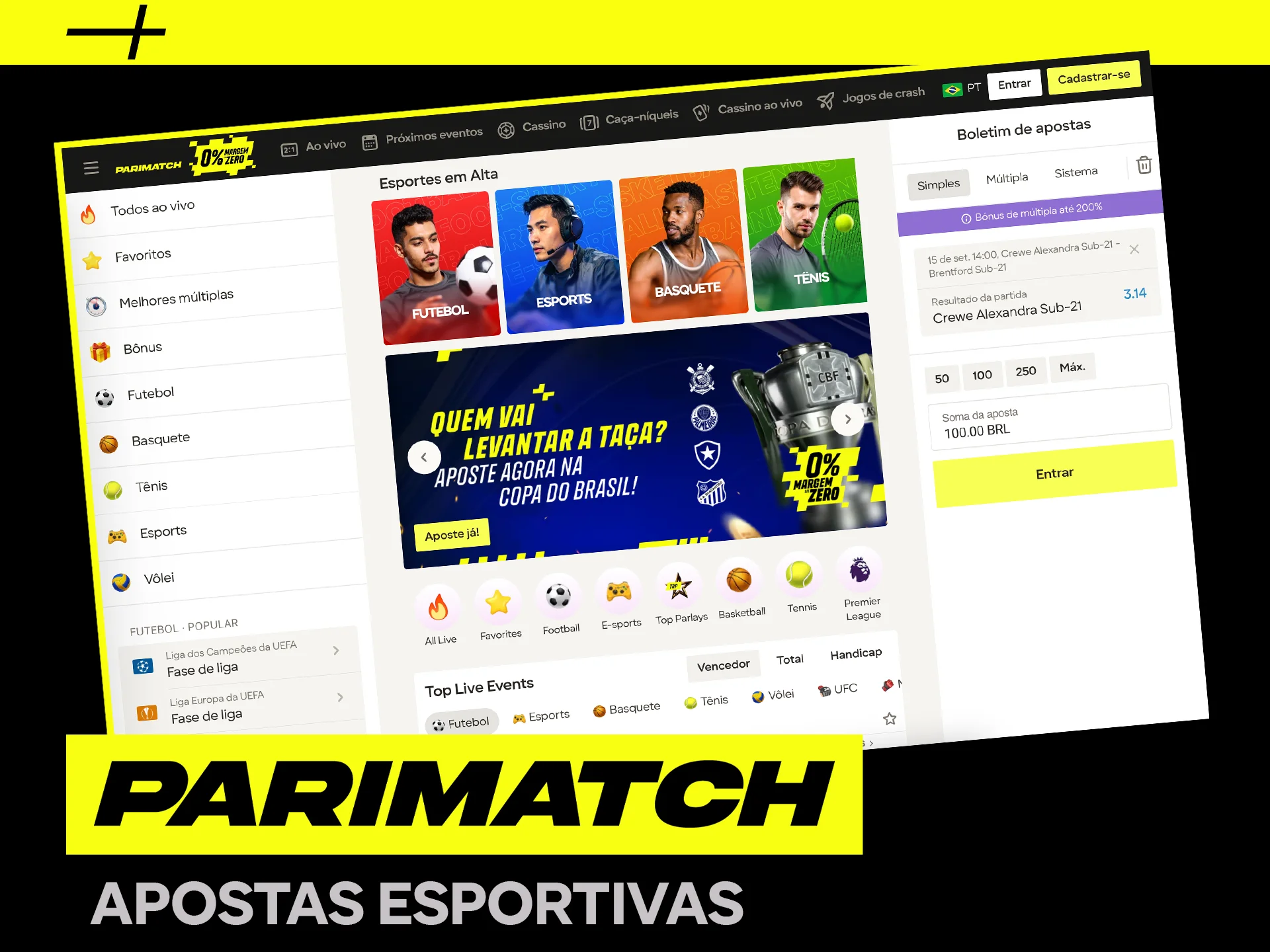 Experiência máxima em eSports com Parimatch Brasil.