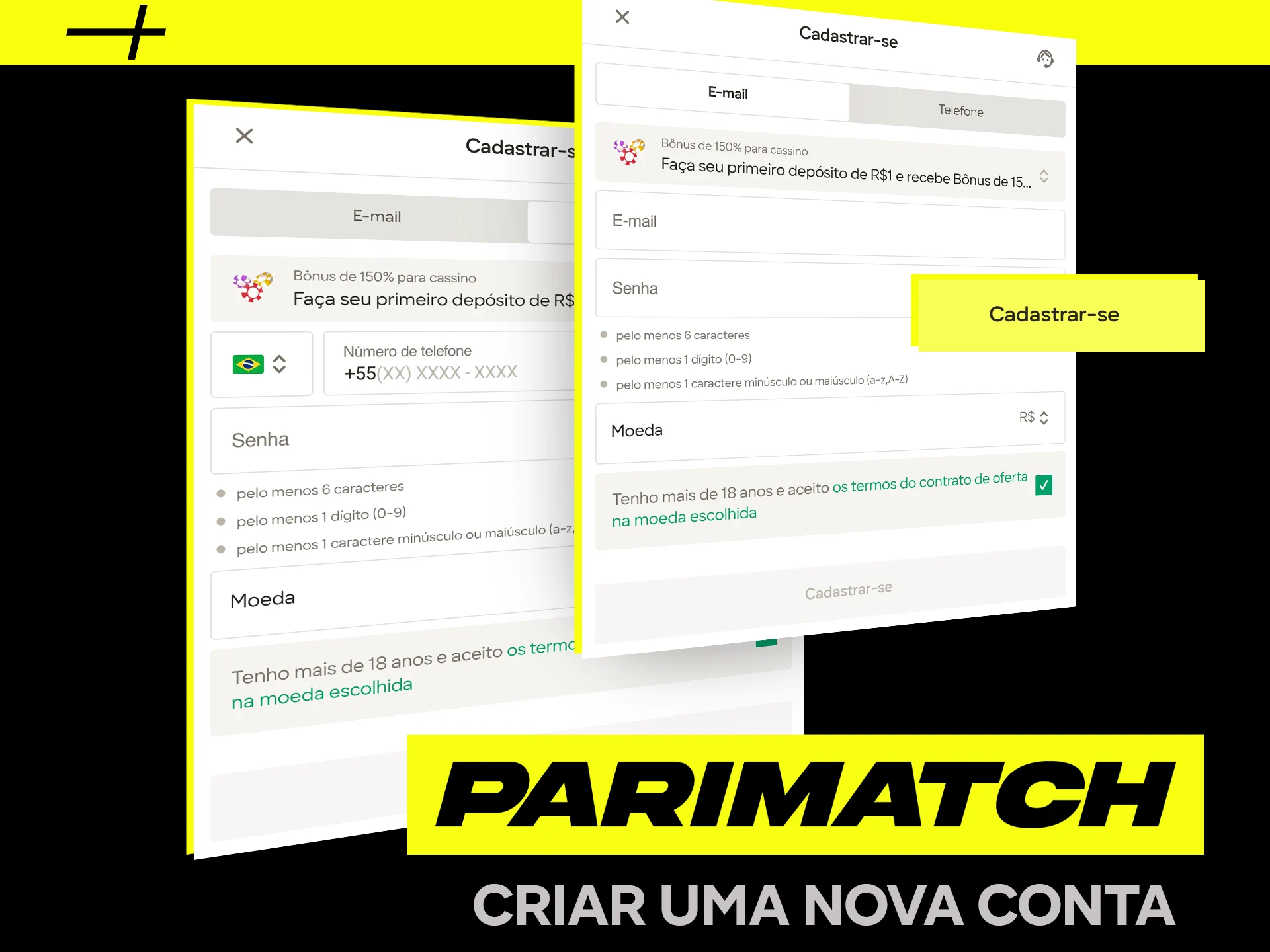 Processo de registro da Parimatch para o Brasil.