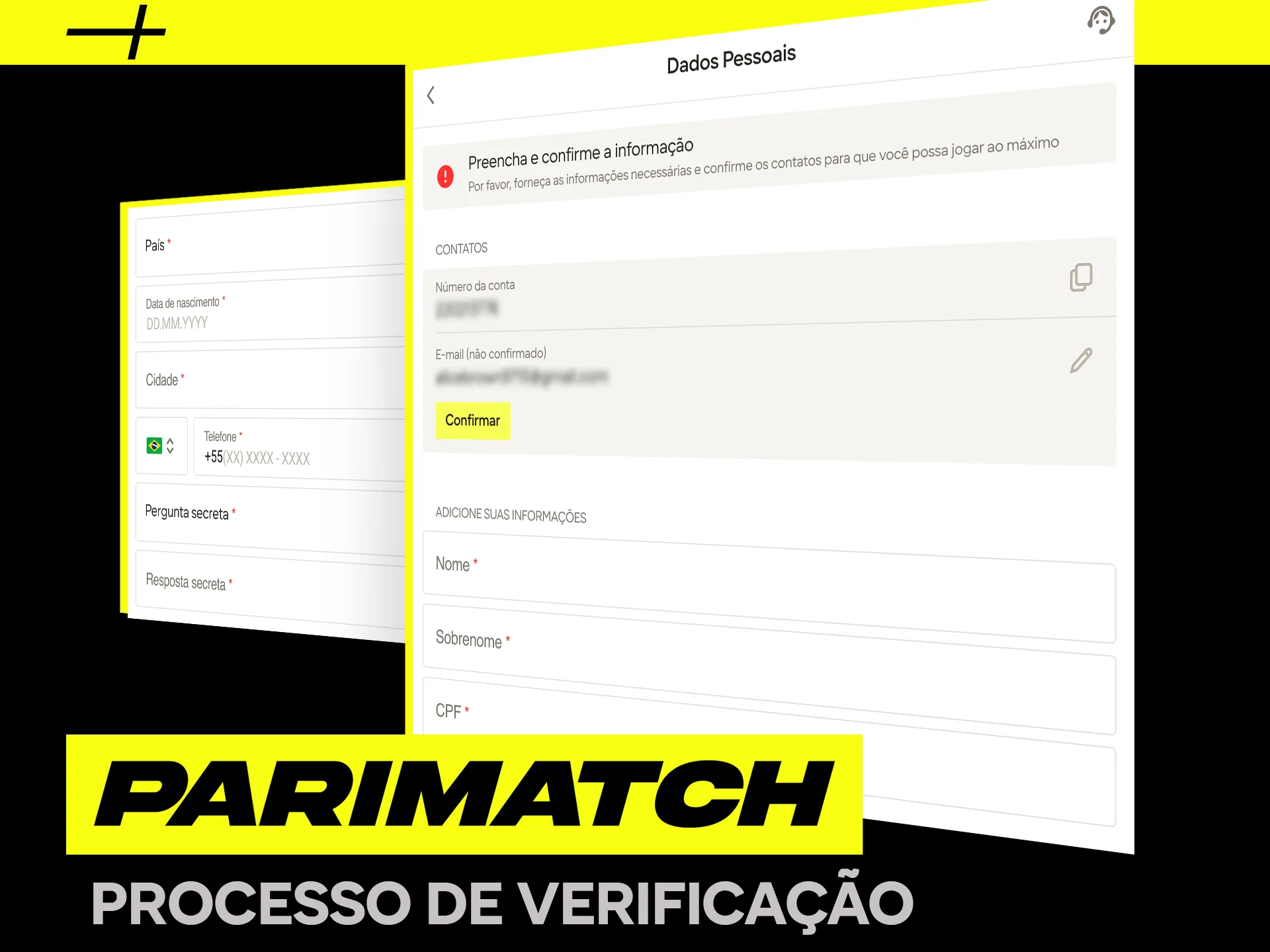 Verifique as restrições de registro antes de criar uma conta.