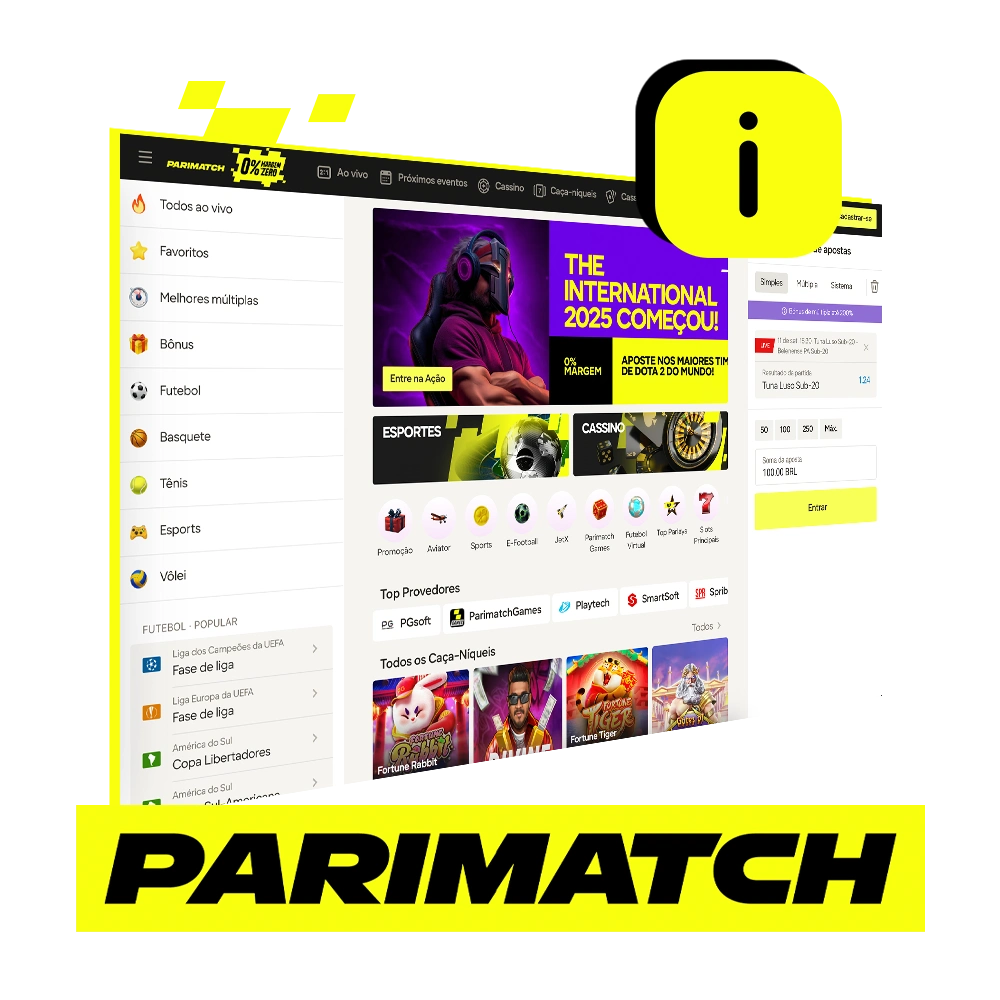 Saiba mais sobre a empresa de apostas Parimatch.