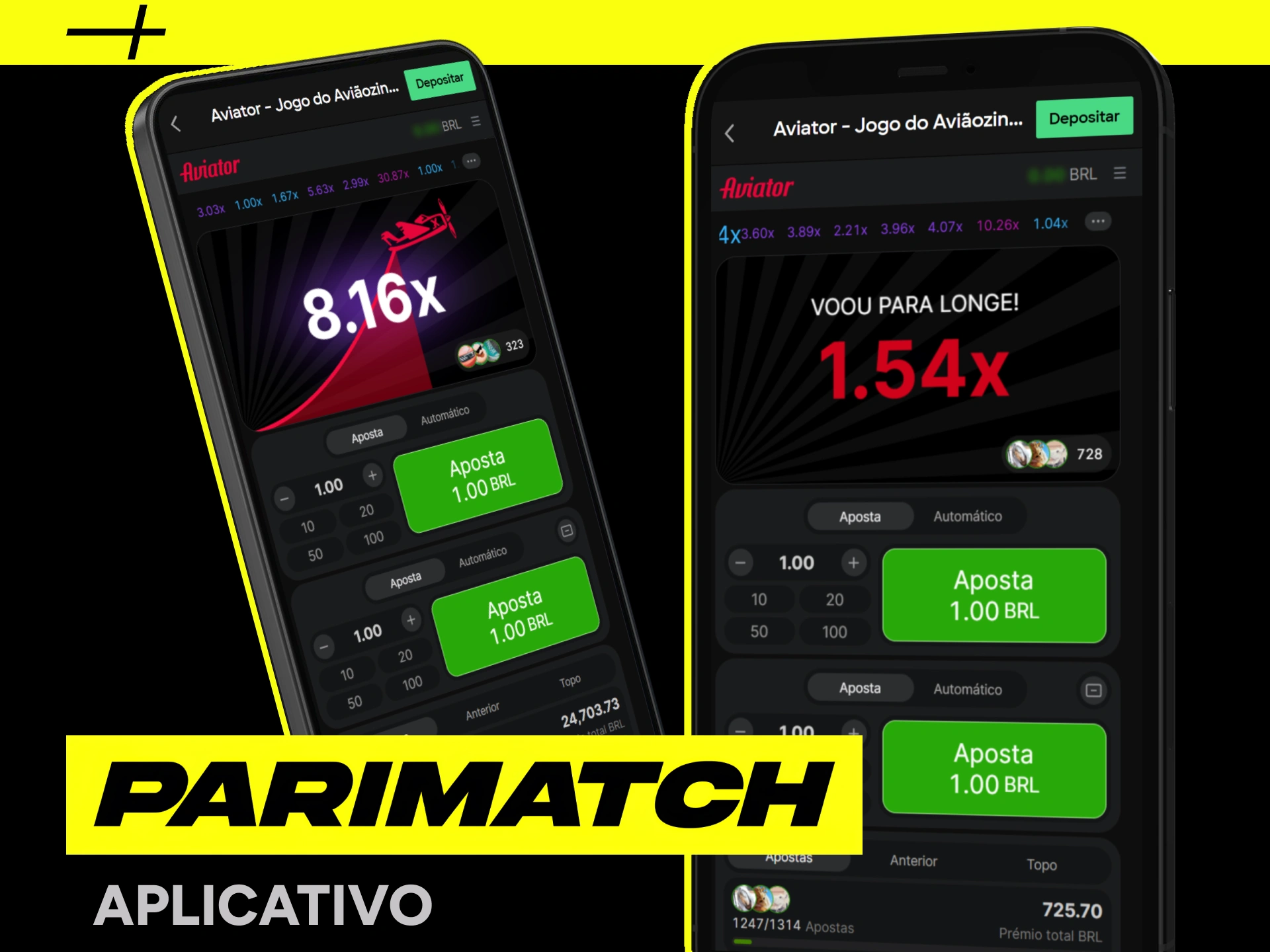 Participe do Parimatch Aviator através do aplicativo oficial para dispositivos móveis.