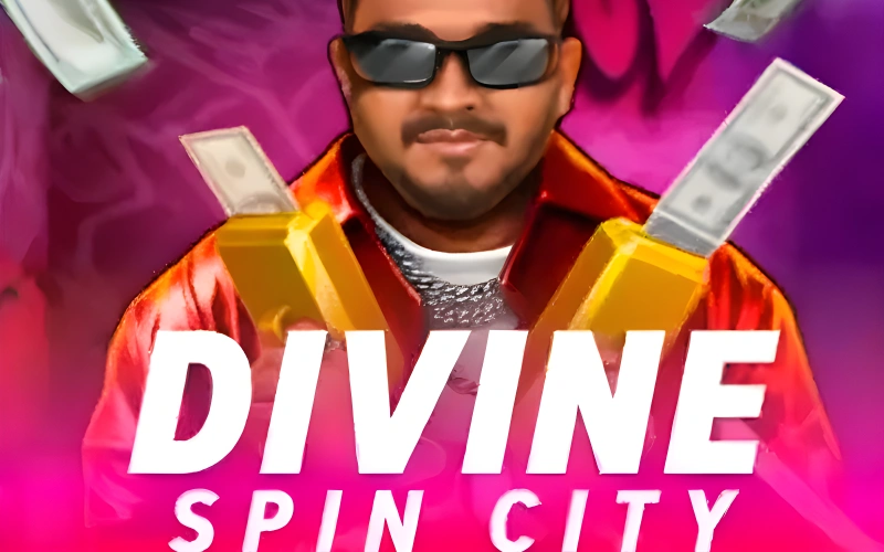 Jogue e ganhe no jogo Divine Spin City na Parimatch.