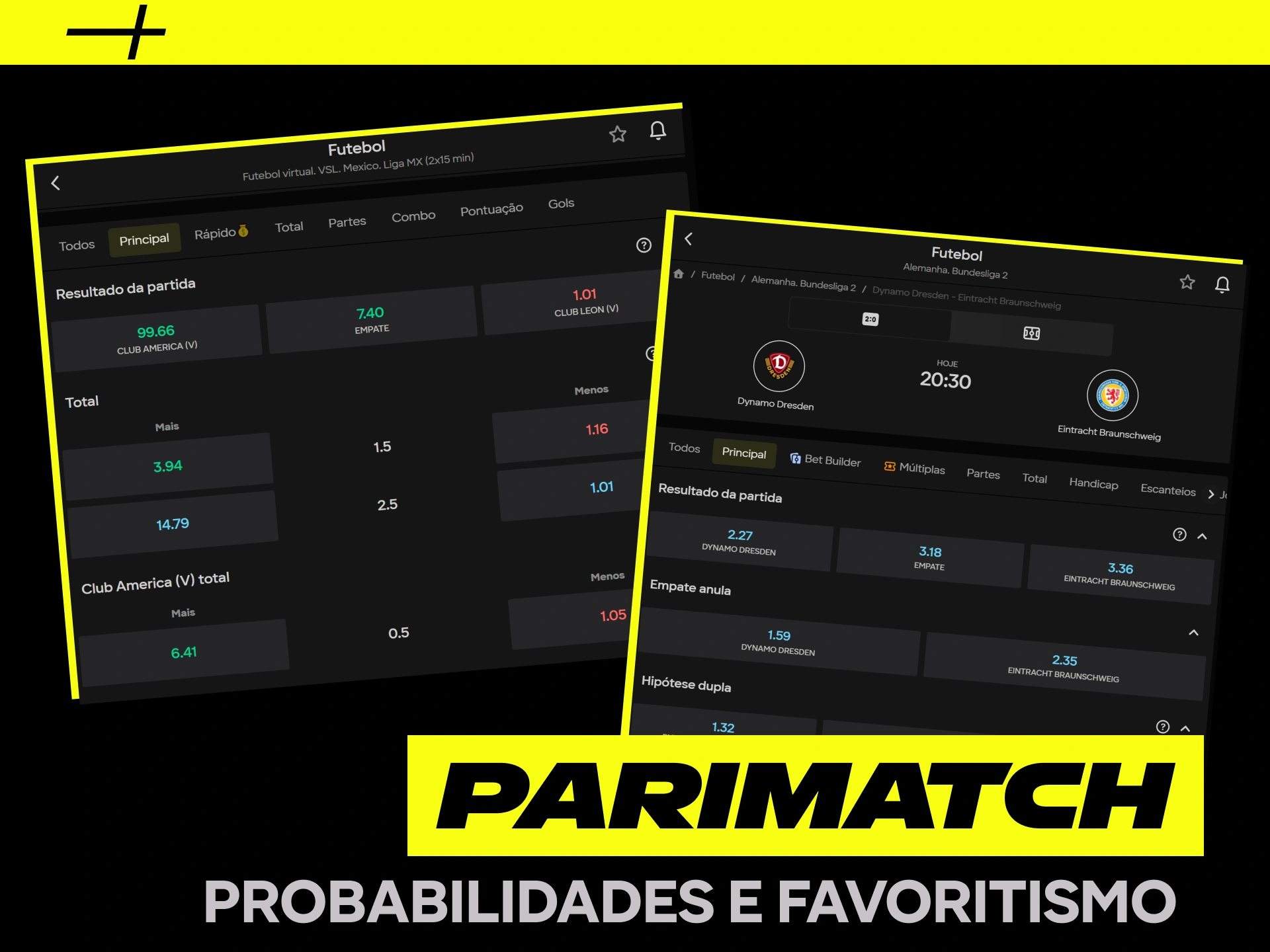 Altere o sistema de probabilidades como desejar na Parimatch.